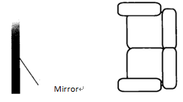 Feng shui Mirror tips_facing sofa