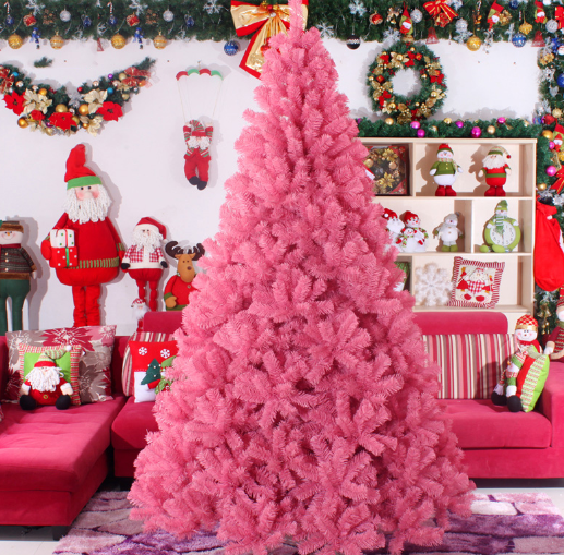pink christmas decoration