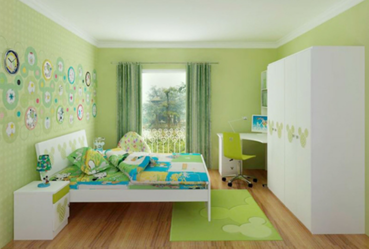 Feng shui tips for children's room color-Green