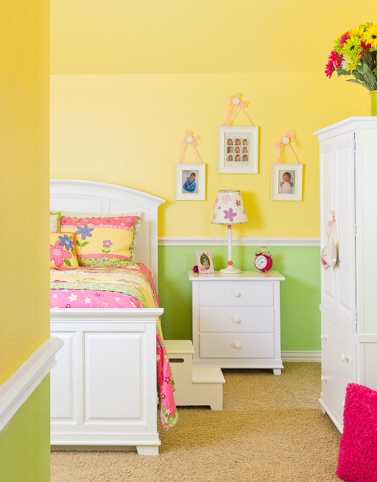 Feng shui tips for children's room color-yellow